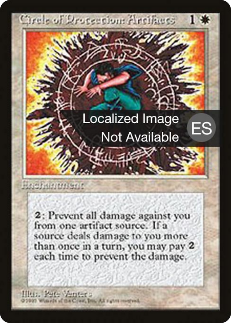 Circle of Protection: Artifacts [Fourth Edition Foreign Black Border] | Shuffle n Cut Hobbies & Games