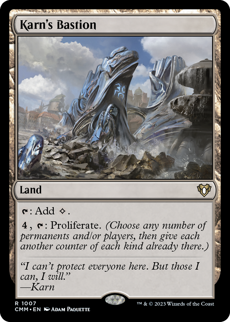 Karn's Bastion [Commander Masters] | Shuffle n Cut Hobbies & Games