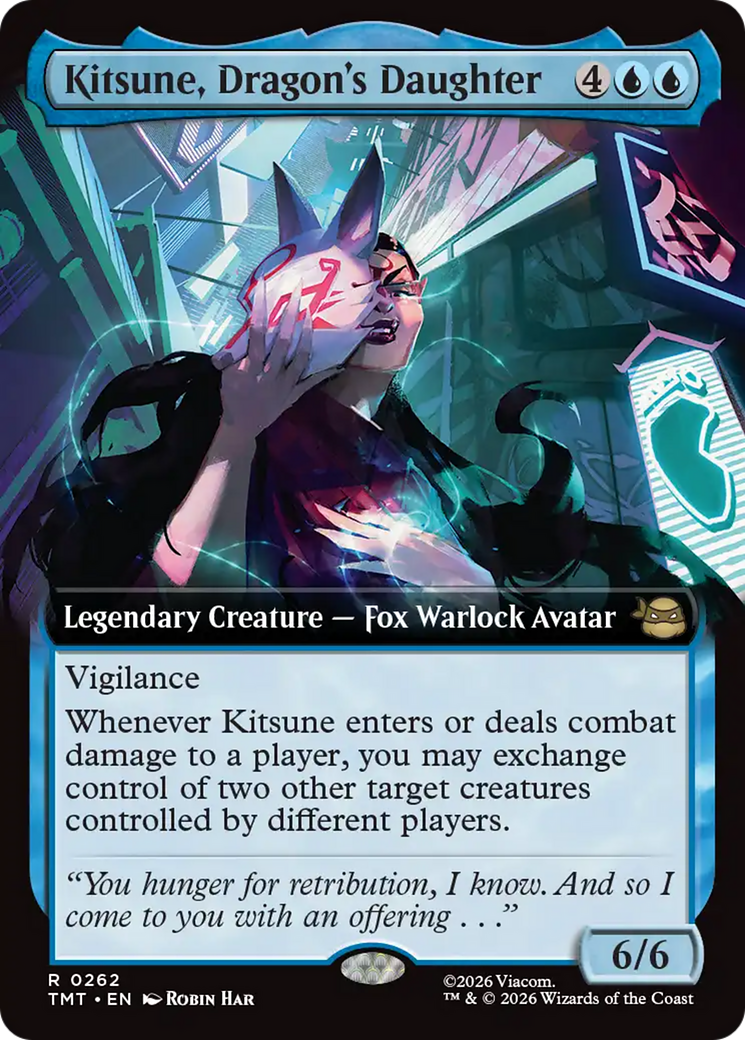 Kitsune, Dragon's Daughter (Extended Art) [Teenage Mutant Ninja Turtles] | Shuffle n Cut Hobbies & Games