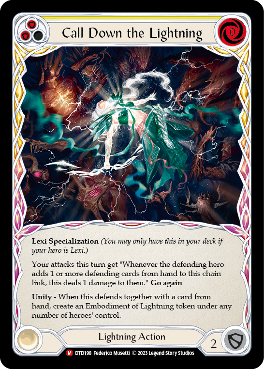 Call Down the Lightning [DTD198] (Dusk Till Dawn) | Shuffle n Cut Hobbies & Games