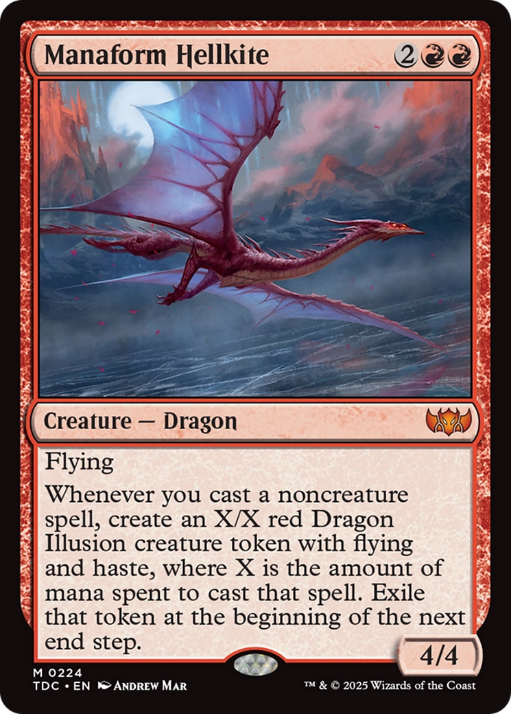 Manaform Hellkite [Tarkir: Dragonstorm Commander] | Shuffle n Cut Hobbies & Games