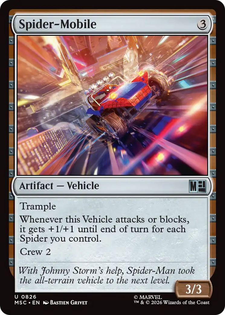 Spider-Mobile [Marvel Super Heroes Commander] | Shuffle n Cut Hobbies & Games