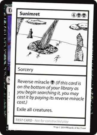 Sunimret (2021 Edition) [Mystery Booster Playtest Cards] | Shuffle n Cut Hobbies & Games