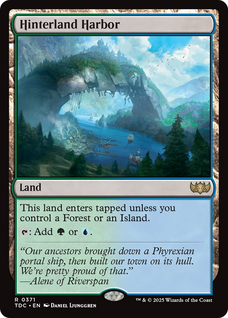 Hinterland Harbor [Tarkir: Dragonstorm Commander] | Shuffle n Cut Hobbies & Games