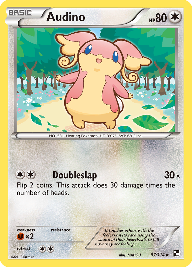 Audino (87/114) [Black & White: Base Set] | Shuffle n Cut Hobbies & Games