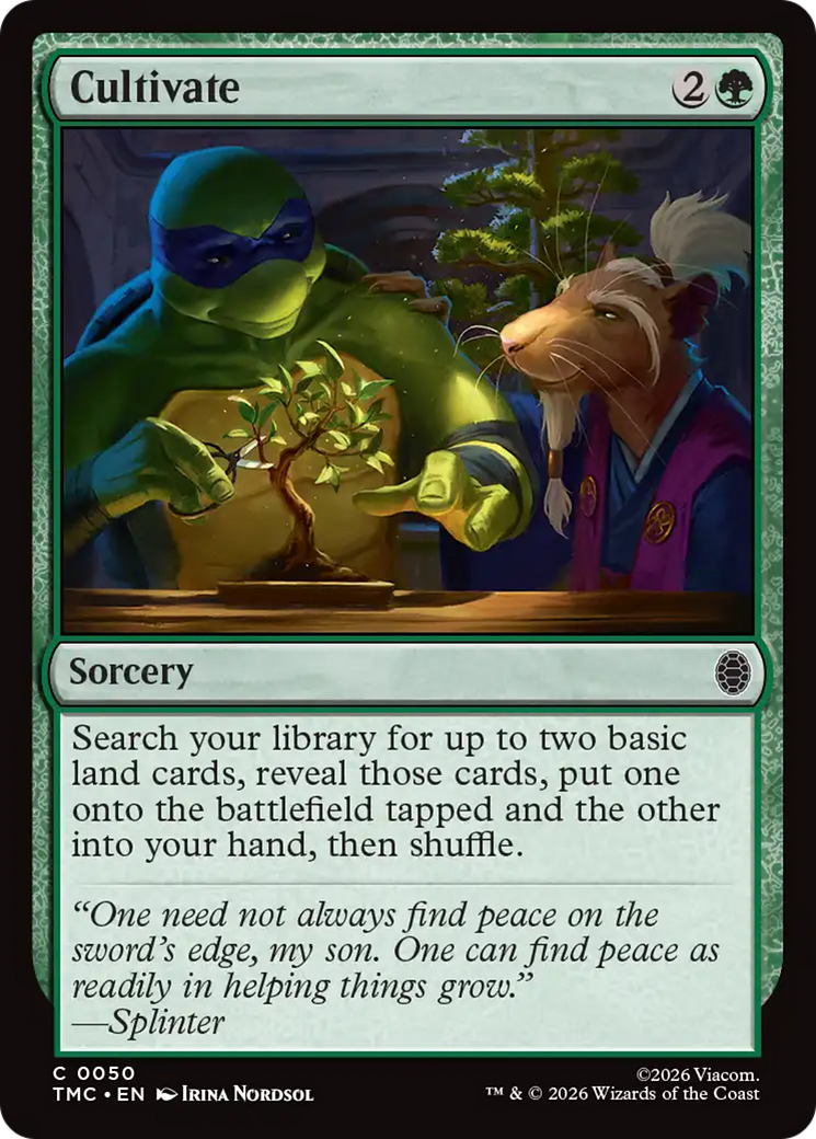 Cultivate [Teenage Mutant Ninja Turtles Commander] | Shuffle n Cut Hobbies & Games
