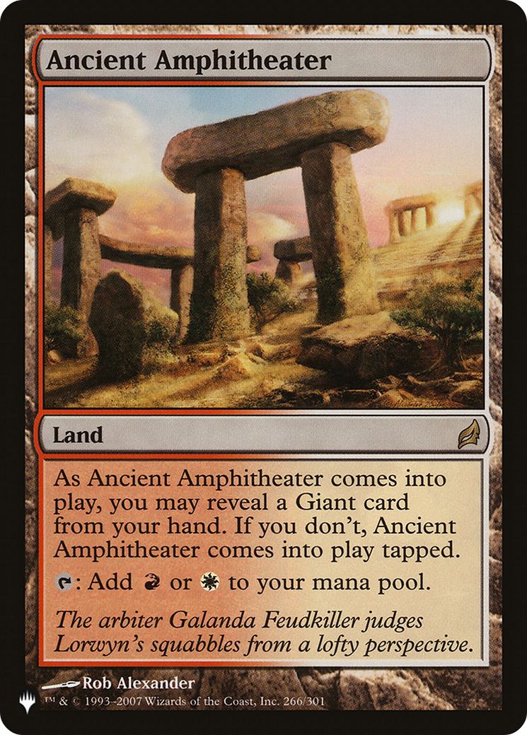 Ancient Amphitheater (LRW) [The List] | Shuffle n Cut Hobbies & Games