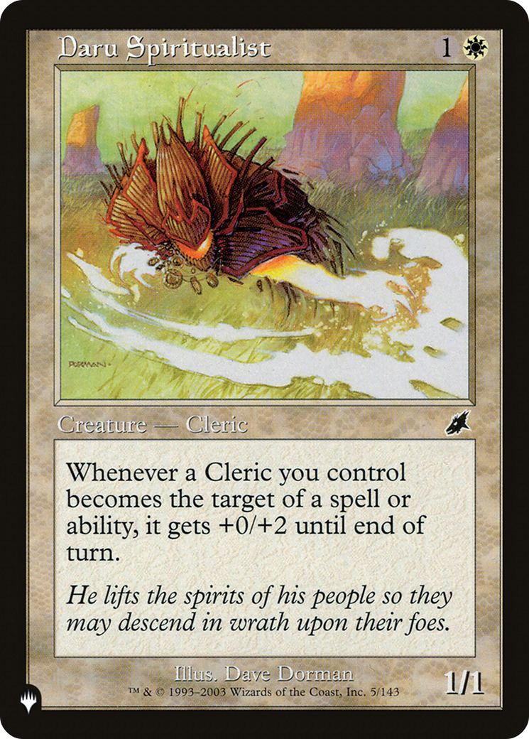 Daru Spiritualist [The List] | Shuffle n Cut Hobbies & Games