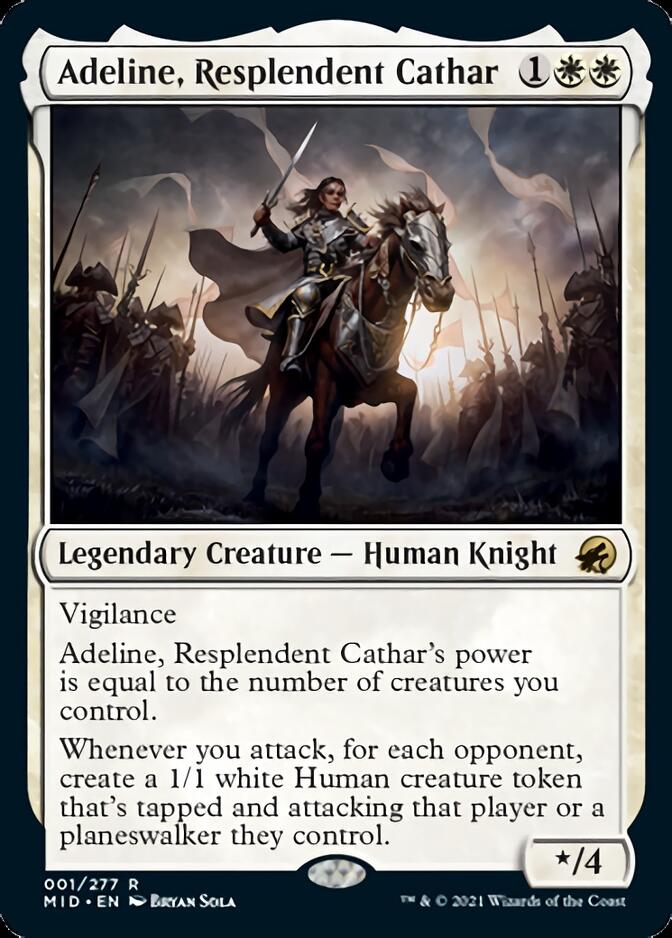 Adeline, Resplendent Cathar [Innistrad: Midnight Hunt] | Shuffle n Cut Hobbies & Games