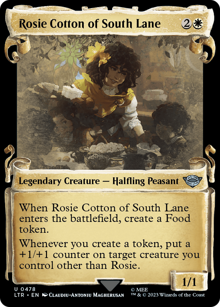 Rosie Cotton of South Lane [The Lord of the Rings: Tales of Middle-Earth Showcase Scrolls] | Shuffle n Cut Hobbies & Games