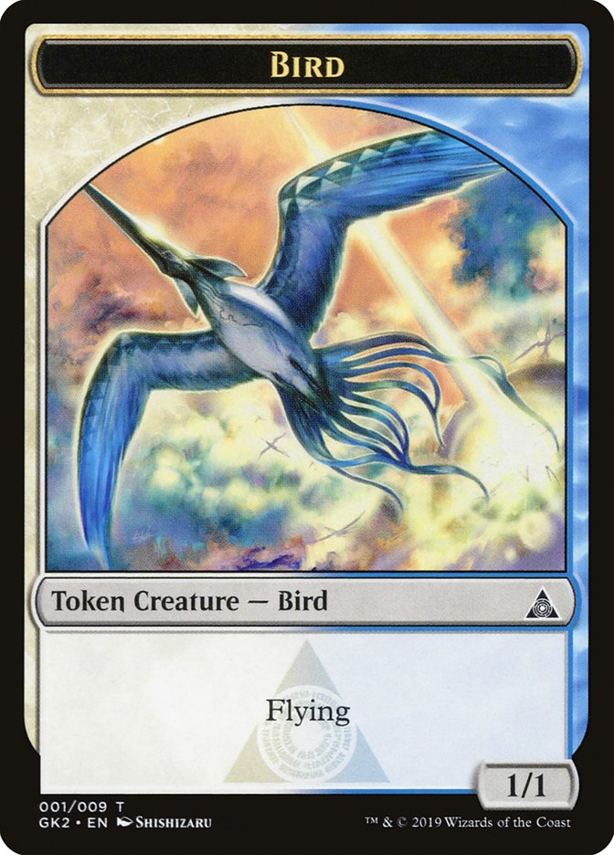 Bird // Thopter Double-Sided Token [Ravnica Allegiance Guild Kit Tokens] | Shuffle n Cut Hobbies & Games
