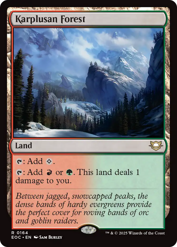 Karplusan Forest [Edge of Eternities Commander] | Shuffle n Cut Hobbies & Games