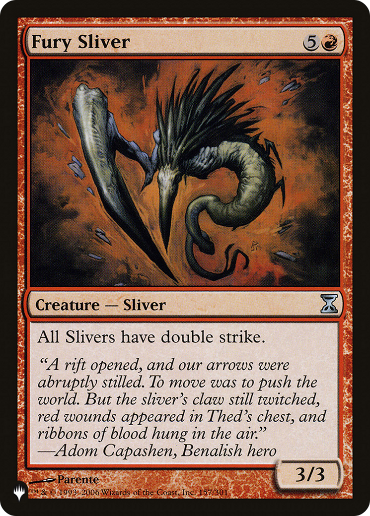 Fury Sliver [The List] | Shuffle n Cut Hobbies & Games