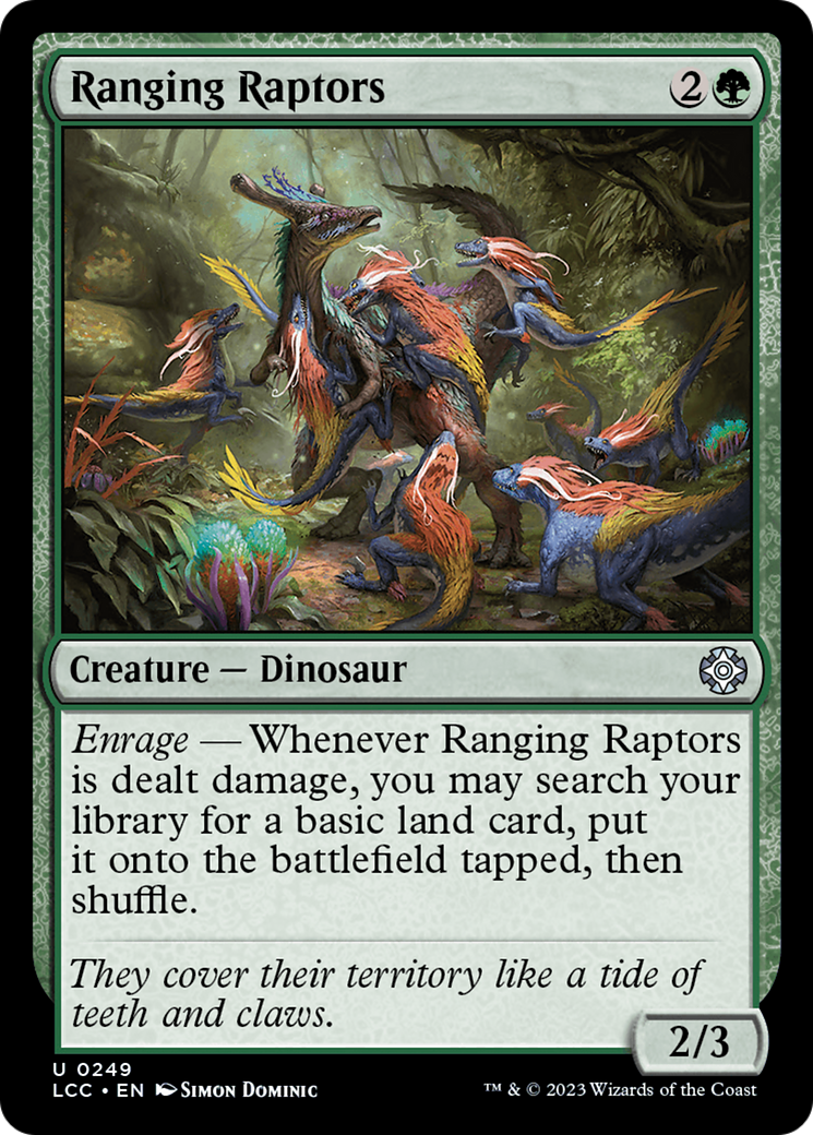 Ranging Raptors [The Lost Caverns of Ixalan Commander] | Shuffle n Cut Hobbies & Games