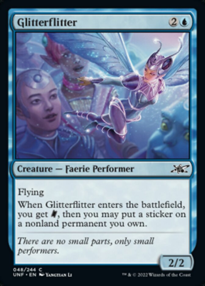 Glitterflitter [Unfinity] | Shuffle n Cut Hobbies & Games