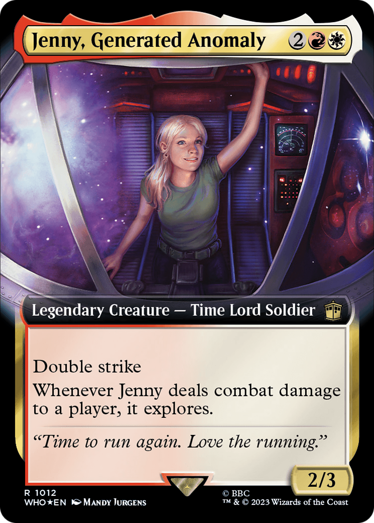 Jenny, Generated Anomaly (Extended Art) (Surge Foil) [Doctor Who] | Shuffle n Cut Hobbies & Games