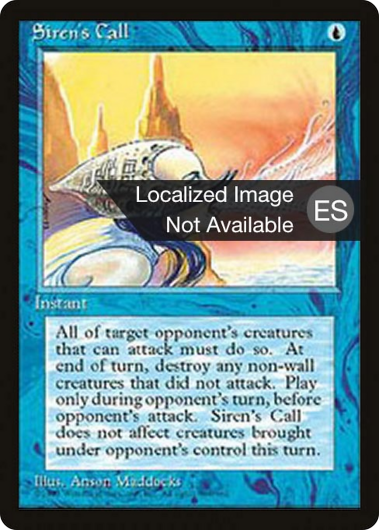 Siren's Call [Fourth Edition Foreign Black Border] | Shuffle n Cut Hobbies & Games