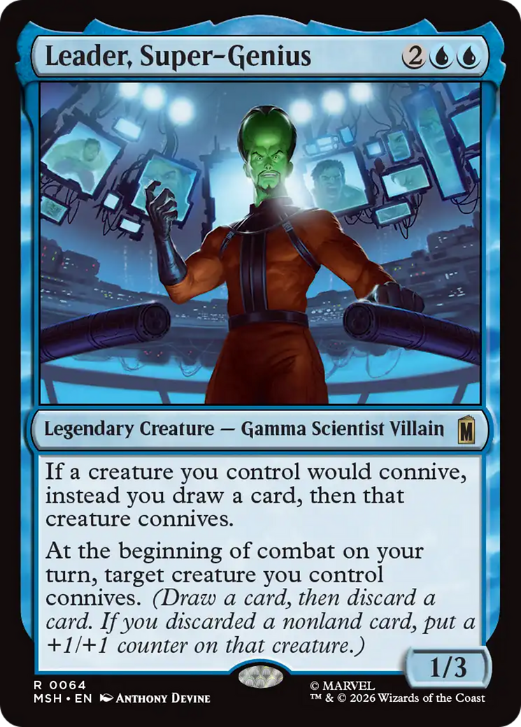 Leader, Super-Genius [Marvel Super Heroes] | Shuffle n Cut Hobbies & Games