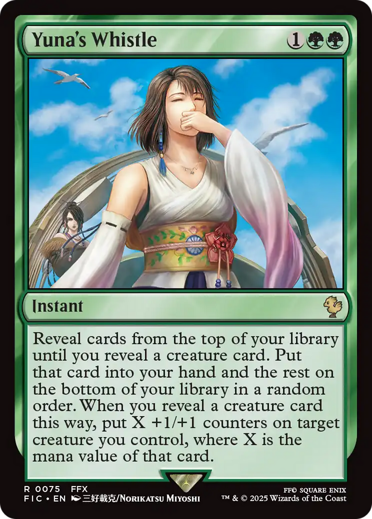 Yuna's Whistle [FINAL FANTASY Commander] | Shuffle n Cut Hobbies & Games