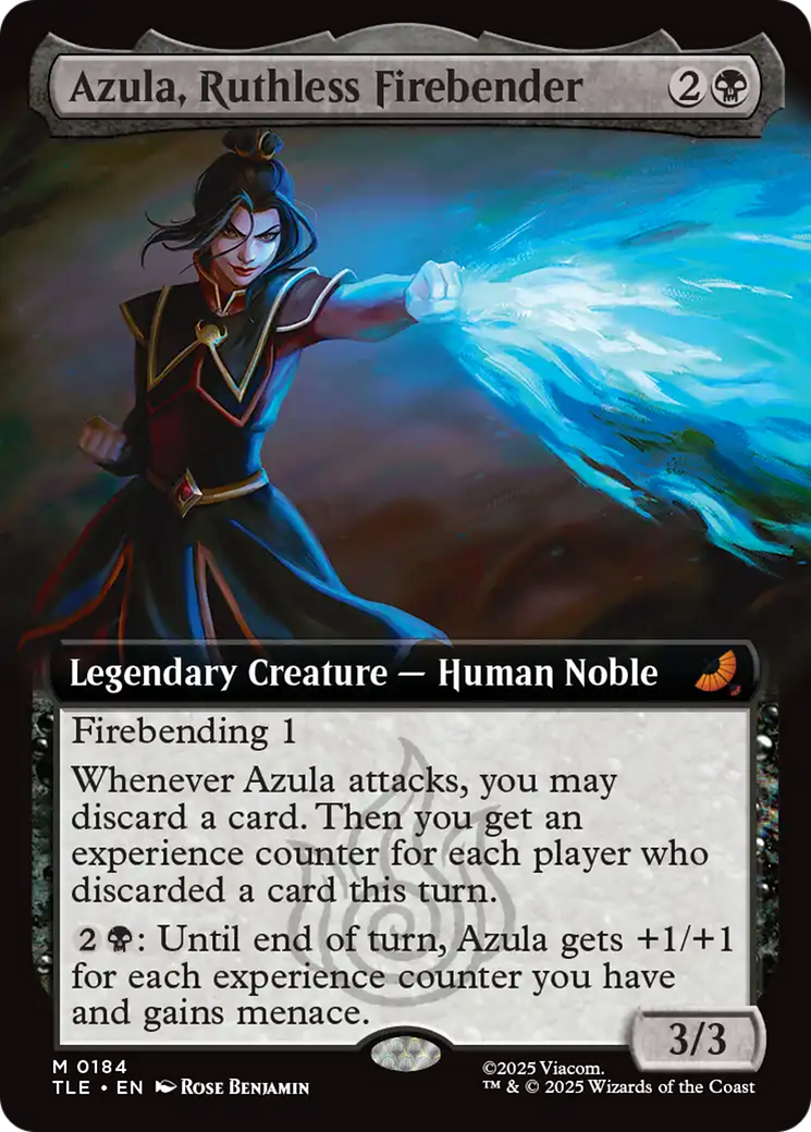 Azula, Ruthless Firebender (Extended Art) [Avatar: The Last Airbender: Eternal-Legal] | Shuffle n Cut Hobbies & Games
