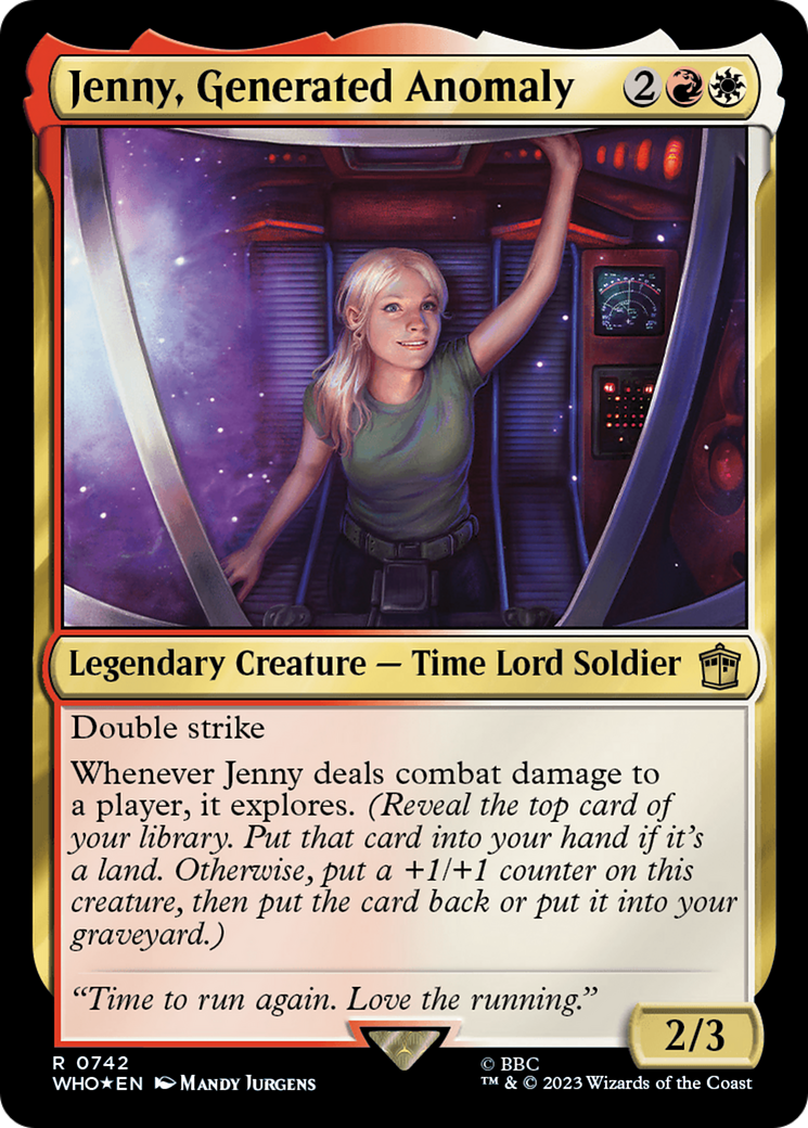 Jenny, Generated Anomaly (Surge Foil) [Doctor Who] | Shuffle n Cut Hobbies & Games