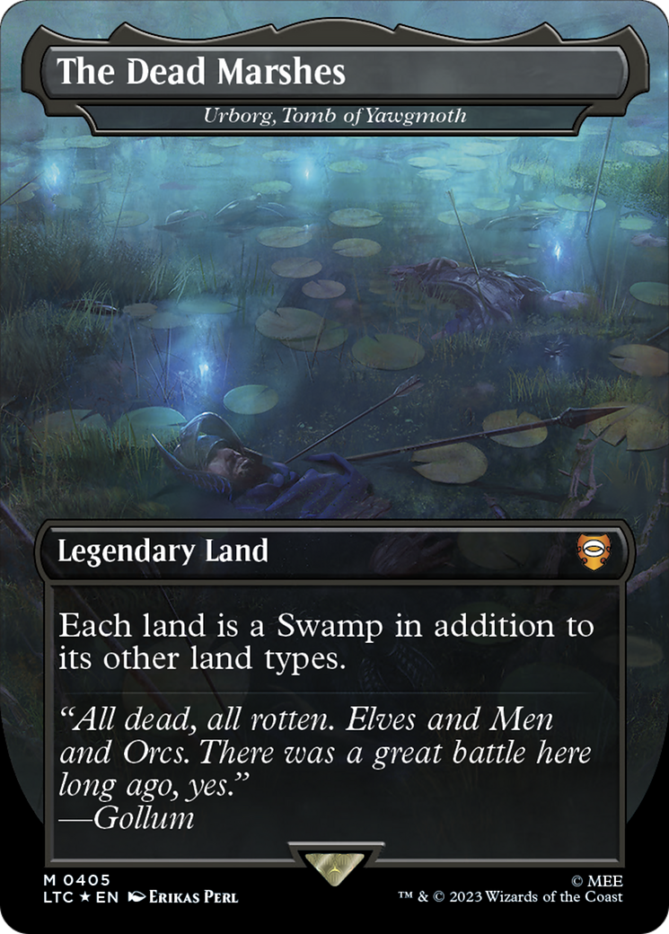 The Dead Marshes - Urborg, Tomb of Yawgmoth (Surge Foil Realms and Relics) [The Lord of the Rings: Tales of Middle-Earth Commander] | Shuffle n Cut Hobbies & Games