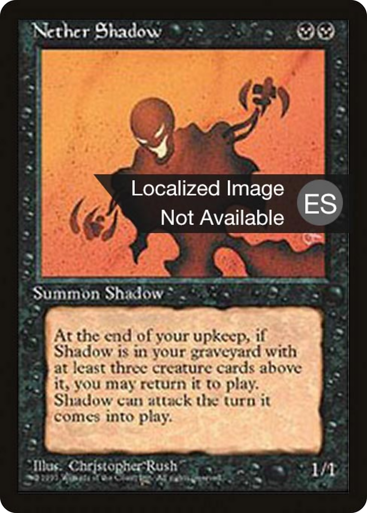 Nether Shadow [Fourth Edition Foreign Black Border] | Shuffle n Cut Hobbies & Games