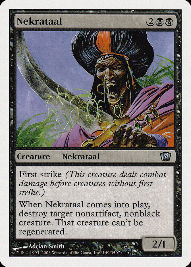 Nekrataal (8th Edition) [Oversize Cards] | Shuffle n Cut Hobbies & Games