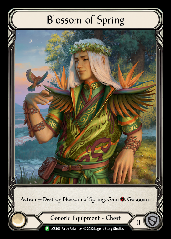 Blossom of Spring [LGS100] (Promo)  Cold Foil | Shuffle n Cut Hobbies & Games