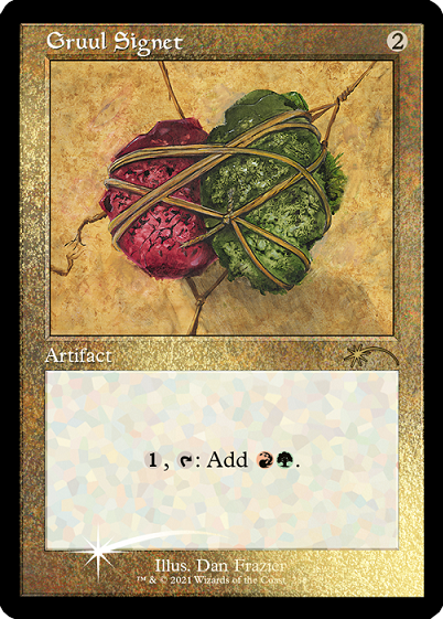 Gruul Signet (Retro) (Foil Etched) [Secret Lair Drop Series] | Shuffle n Cut Hobbies & Games