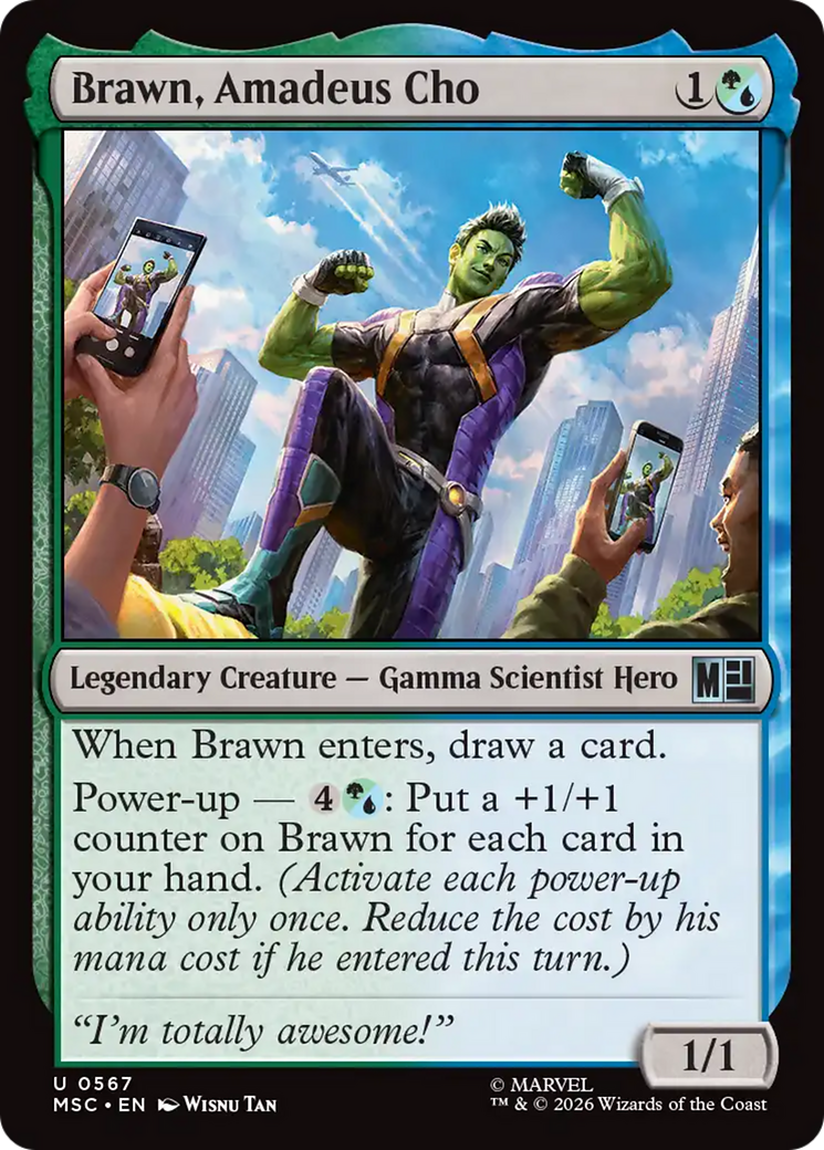 Brawn, Amadeus Cho [Marvel Super Heroes] | Shuffle n Cut Hobbies & Games
