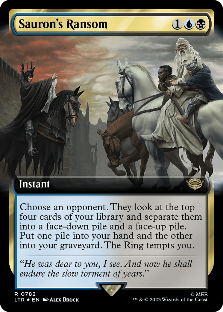 Sauron's Ransom (Extended Art) (Surge Foil) [The Lord of the Rings: Tales of Middle-Earth] | Shuffle n Cut Hobbies & Games