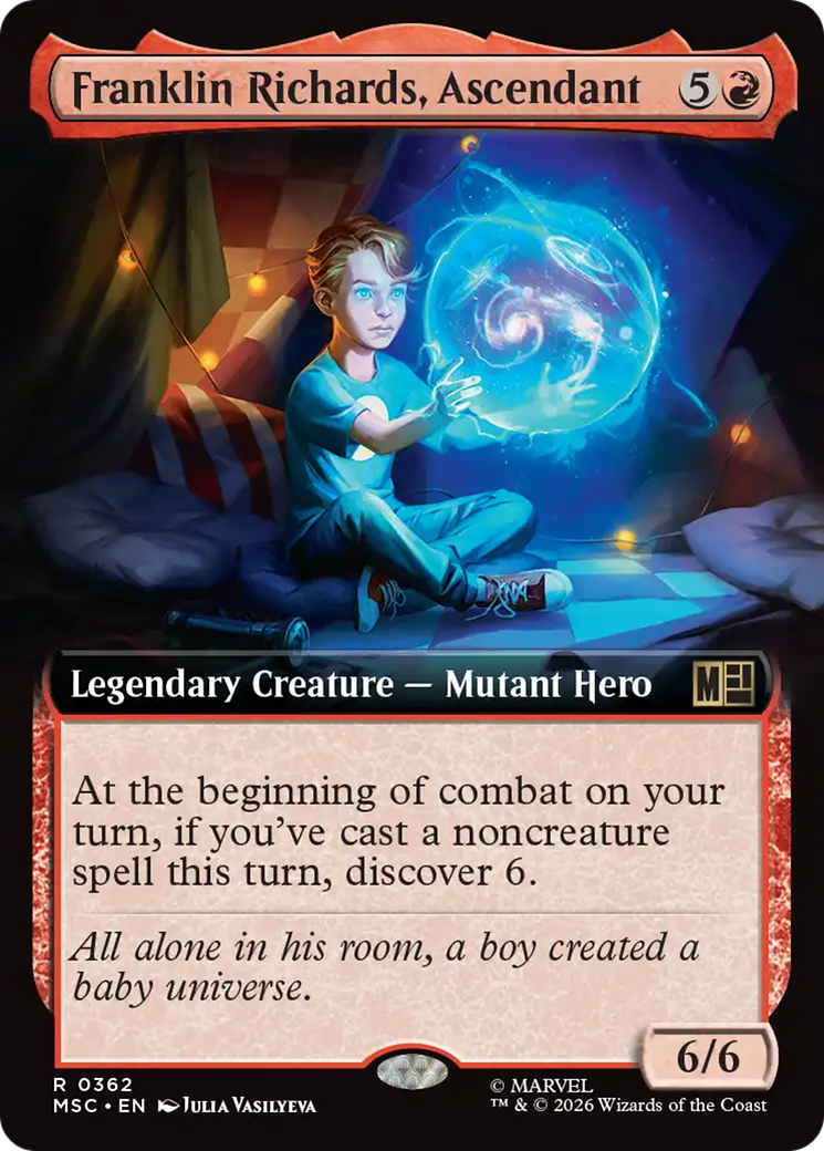 Franklin Richards, Ascendant (Extended Art) [Marvel Super Heroes Commander] | Shuffle n Cut Hobbies & Games