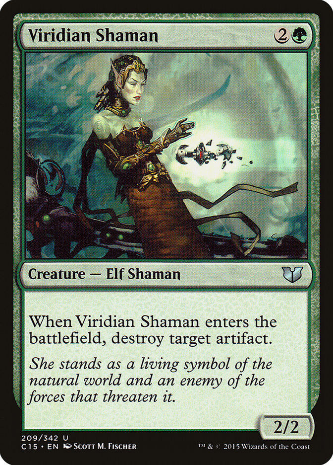 Viridian Shaman [Commander 2015] | Shuffle n Cut Hobbies & Games