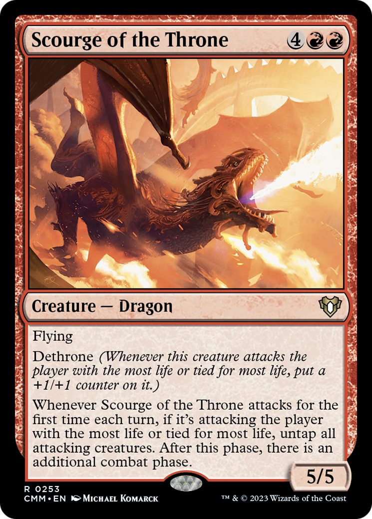 Scourge of the Throne [Commander Masters] | Shuffle n Cut Hobbies & Games