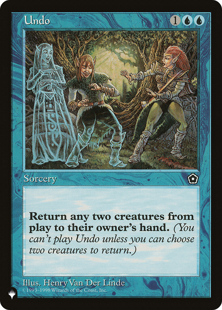 Undo [The List] | Shuffle n Cut Hobbies & Games