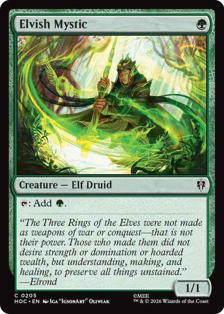 Elvish Mystic [The Hobbit: Eternal-Legal] | Shuffle n Cut Hobbies & Games