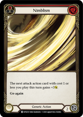 Nimblism (Red) [U-WTR218] (Welcome to Rathe Unlimited)  Unlimited Normal | Shuffle n Cut Hobbies & Games