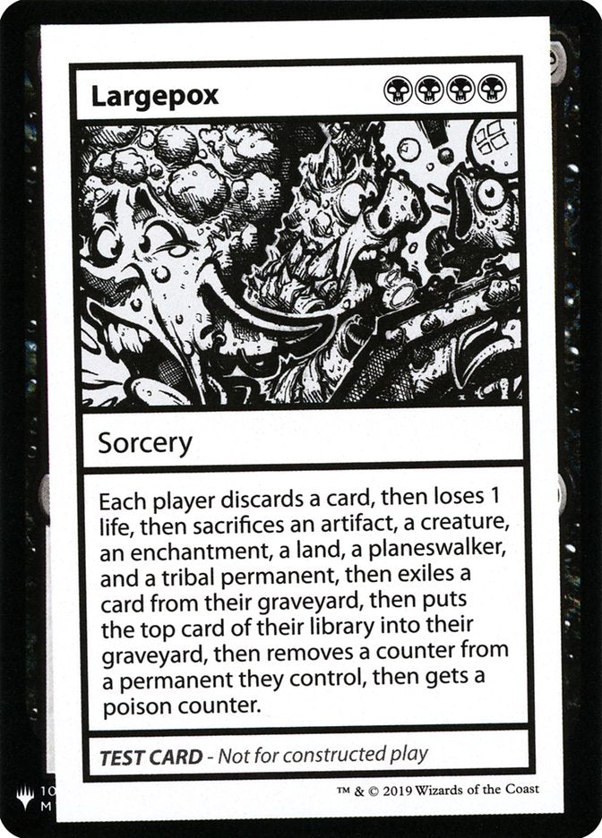 Largepox [Mystery Booster Playtest Cards] | Shuffle n Cut Hobbies & Games