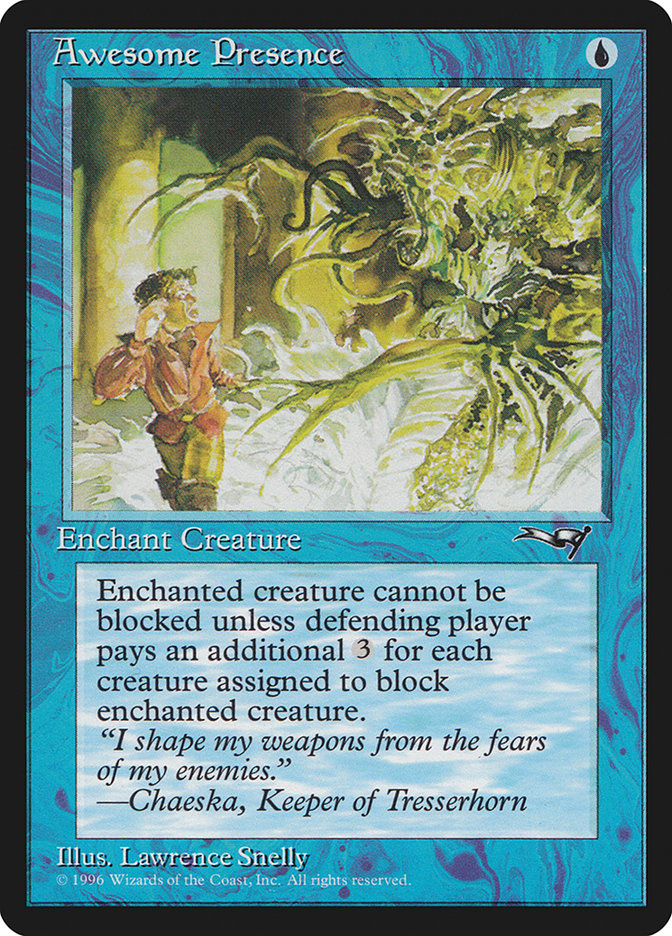 Awesome Presence (Creature Side) [Alliances] | Shuffle n Cut Hobbies & Games