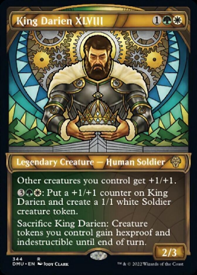 King Darien XLVIII (Showcase Textured) [Dominaria United] | Shuffle n Cut Hobbies & Games