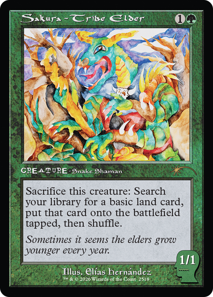 Sakura-Tribe Elder (2518) [Secret Lair Drop Series] | Shuffle n Cut Hobbies & Games
