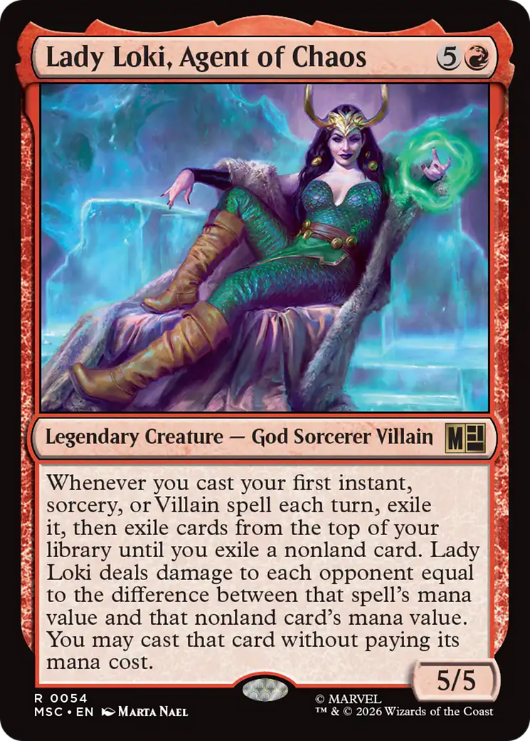 Lady Loki, Agent of Chaos (Surge Foil) [Marvel Super Heroes Commander] | Shuffle n Cut Hobbies & Games