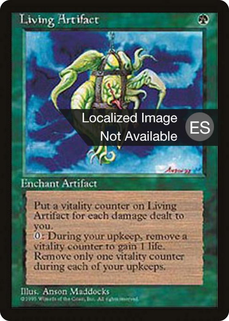 Living Artifact [Fourth Edition Foreign Black Border] | Shuffle n Cut Hobbies & Games