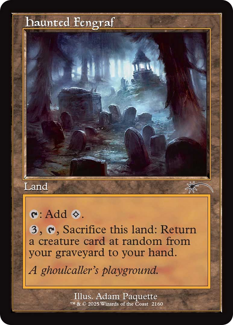 Haunted Fengraf (Retro Frame) [Secret Lair Drop Series] | Shuffle n Cut Hobbies & Games