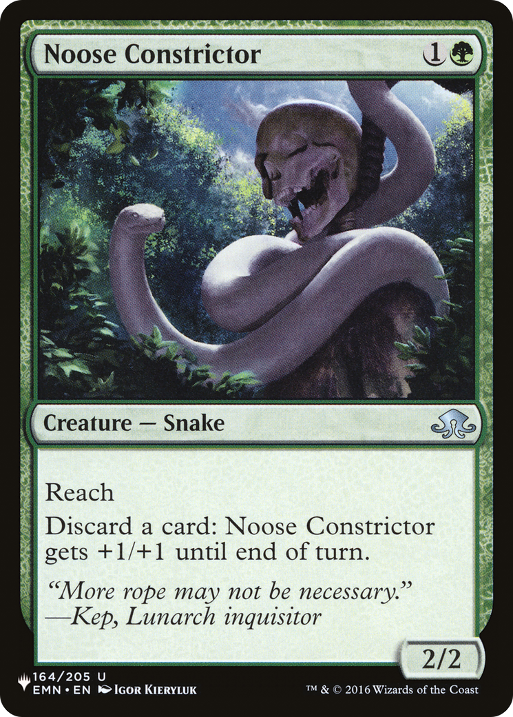 Noose Constrictor [The List] | Shuffle n Cut Hobbies & Games