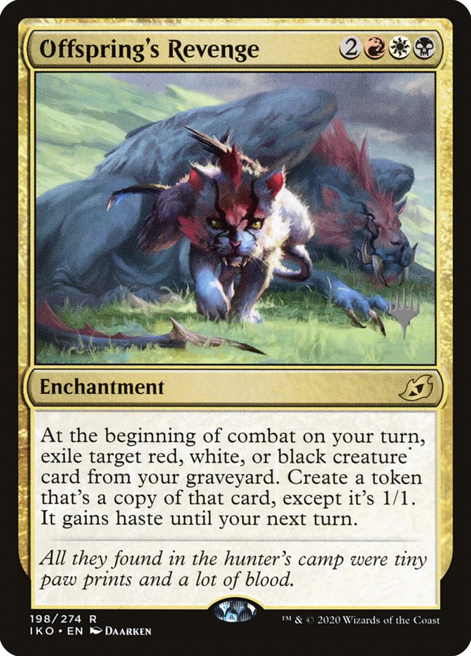 Offspring's Revenge (Promo Pack) [Ikoria: Lair of Behemoths Promos] | Shuffle n Cut Hobbies & Games
