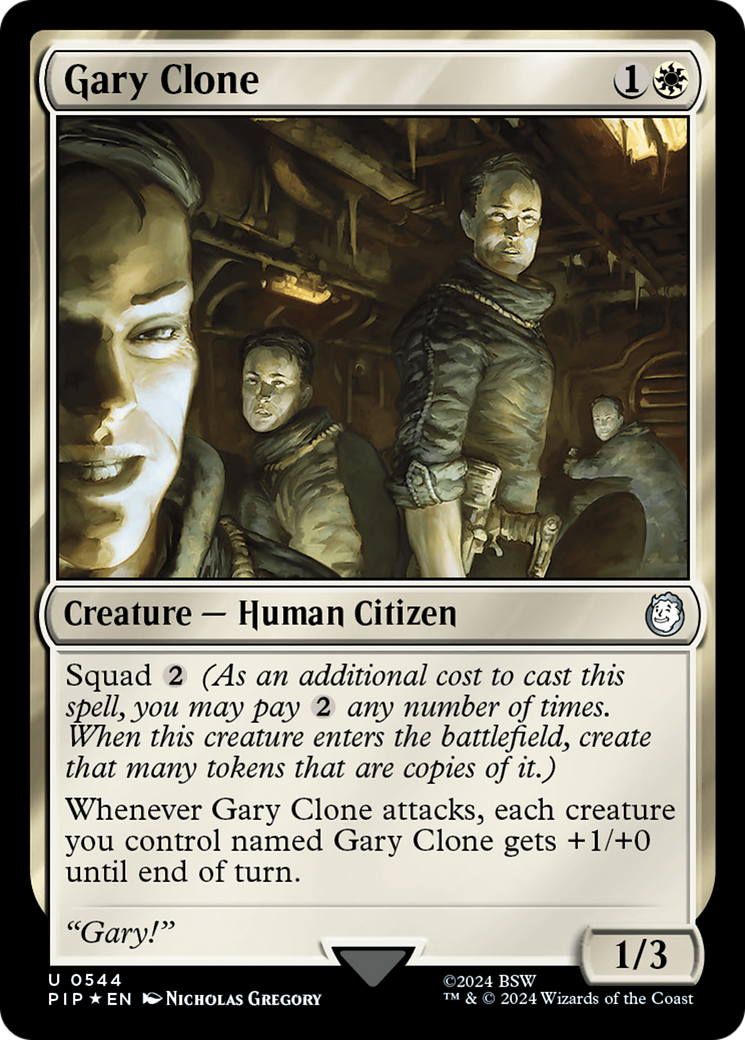 Gary Clone (Surge Foil) [Fallout] | Shuffle n Cut Hobbies & Games