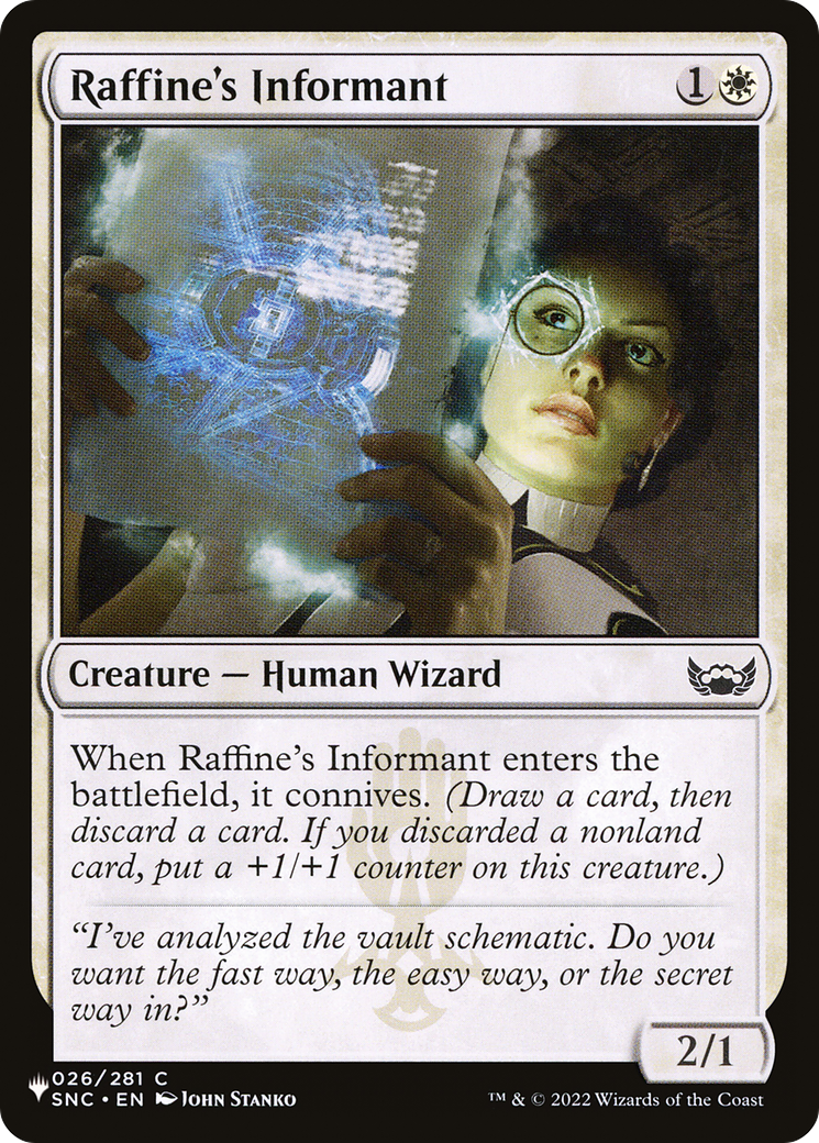 Raffine's Informant [The List] | Shuffle n Cut Hobbies & Games