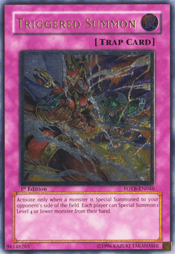 Triggered Summon [FOTB-EN046] Ultimate Rare | Shuffle n Cut Hobbies & Games
